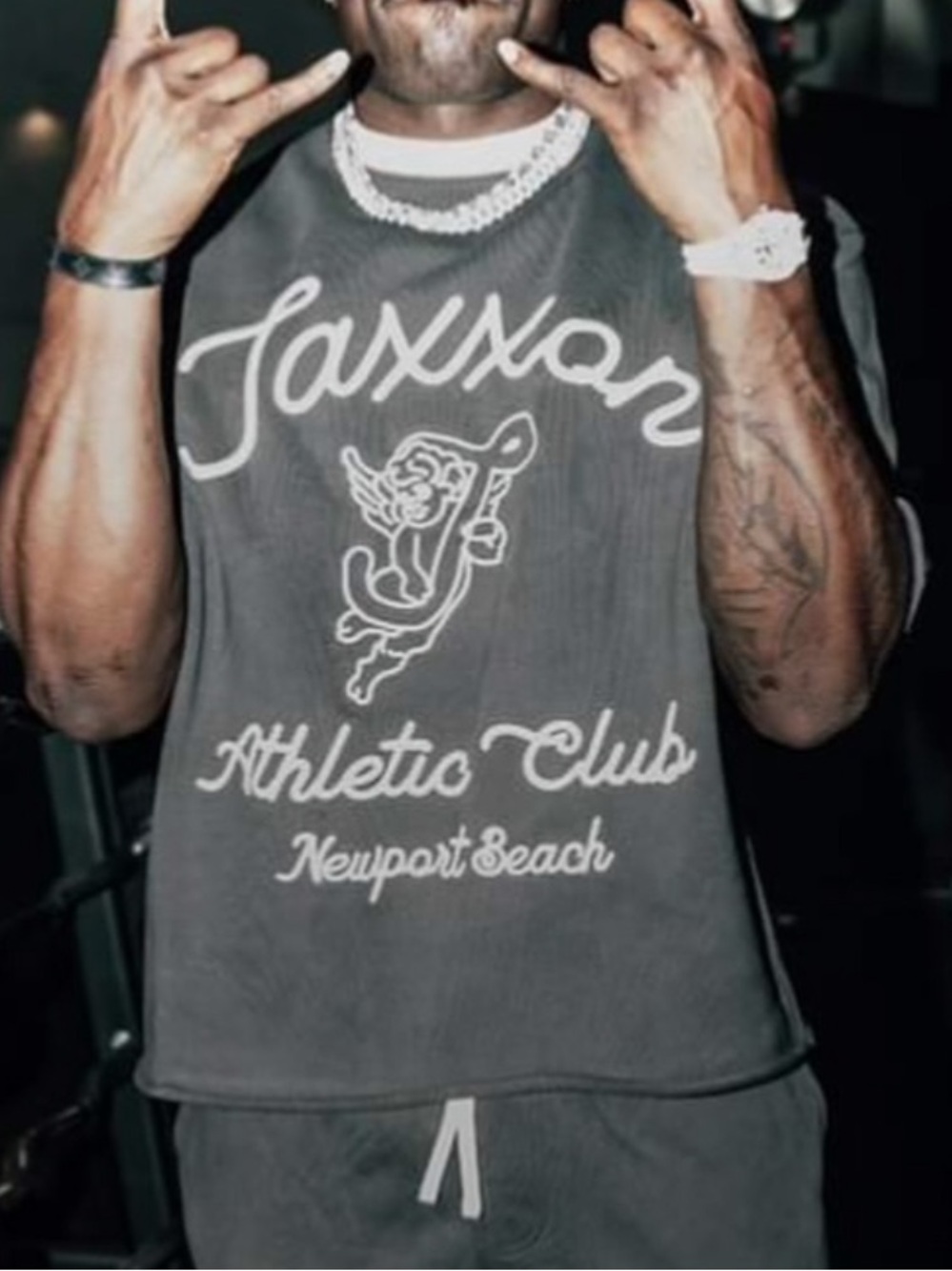 Jaxxon Dark Gray Sweatshirt with Logo